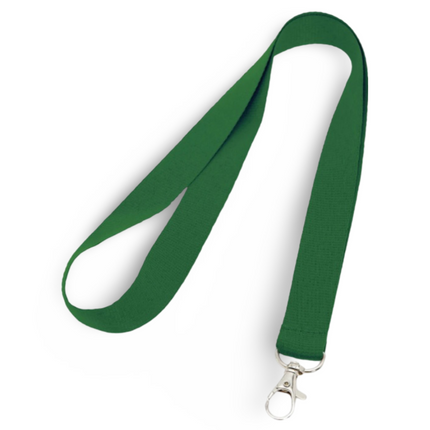 Lanyard 20mm with hook- Green - Sign and Display UAE