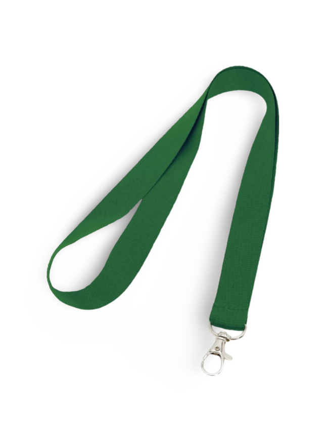 Lanyard 20mm with hook- Green - Sign and Display UAE