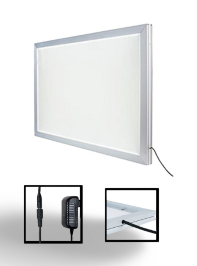 Slim Light Box with Frame ( Snap / Flip Open Frame) A3 - Sign and Display UAE