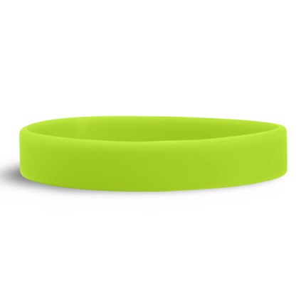 Silicon Wrist Band - Light Green - Sign and Display UAE