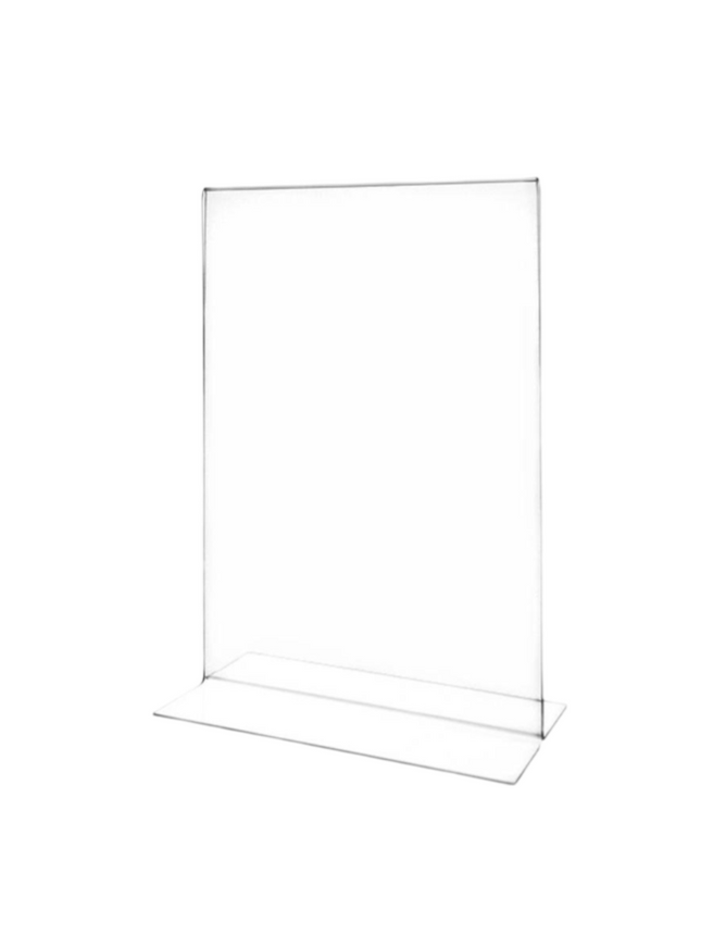 Table Top Leaflet Holder A3 T Type SDAD - Sign and Display UAE