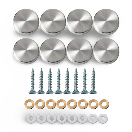 Screw Cap Flat Matt - 25mm - Sign and Display UAE
