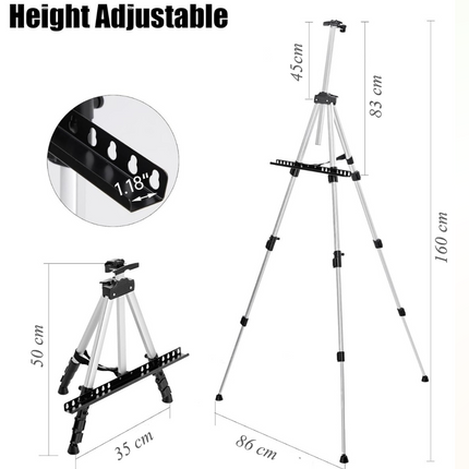 Easel Stand Aluminium Foldable