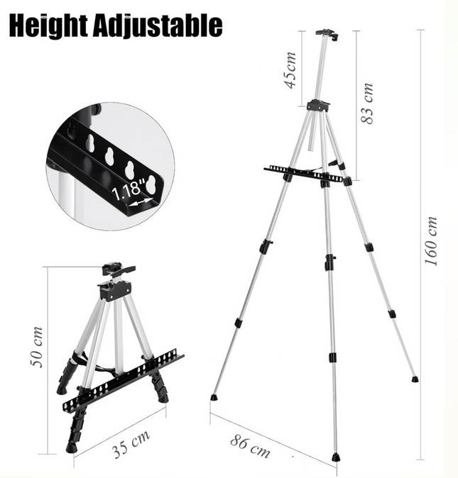 Easel Stand Aluminium Foldable
