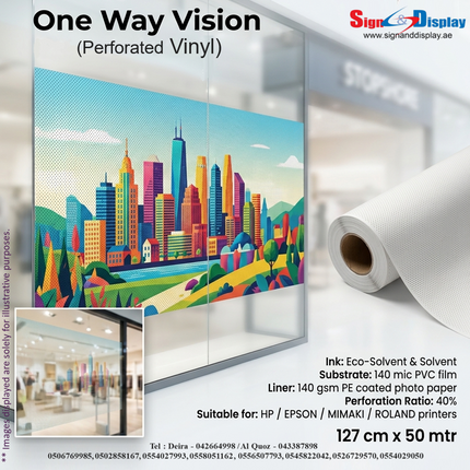 Premium One Way Vision Window Film