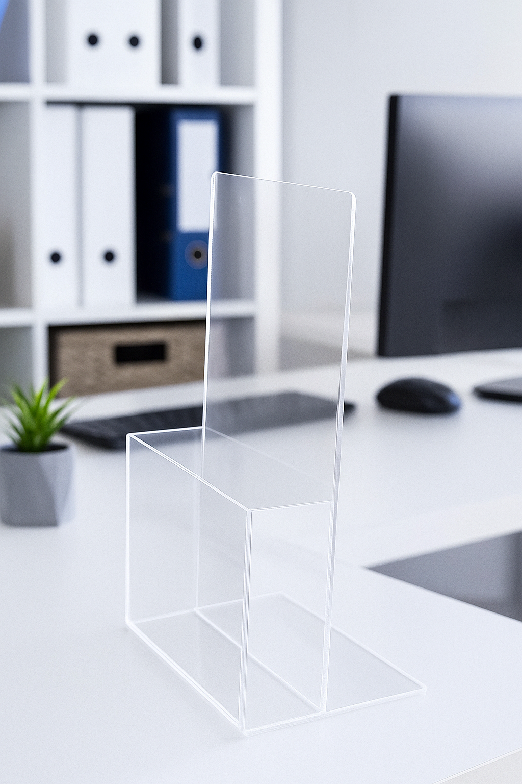 Brochure Rack Table A4 Table Top Brochure Holder Acrylic Display | Counter Leaflet Holder
