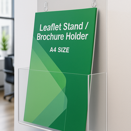Brochure Holder - A4 (Wall Mounted) SDAD