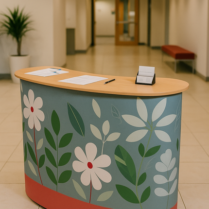 Pop Up Table - Brown Top