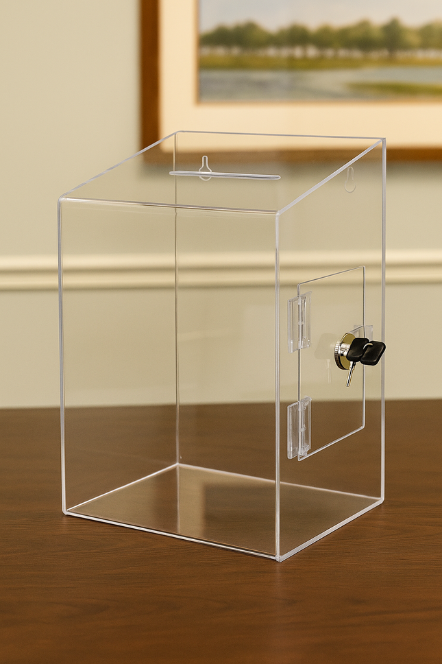 Suggestion Box - SDAD ( Slanted Raffle Box)