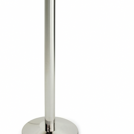 Retractable Queue Stand – Chrome Post with Red Belt