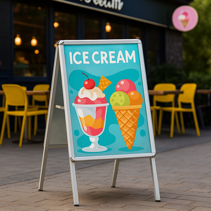 A-Board Sign A2 Poster Size 60×42 cm