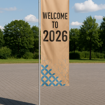 Aluminium Flag pole 30 mm dia 400 x 100 cm for 80 kg base (without flag & Base)