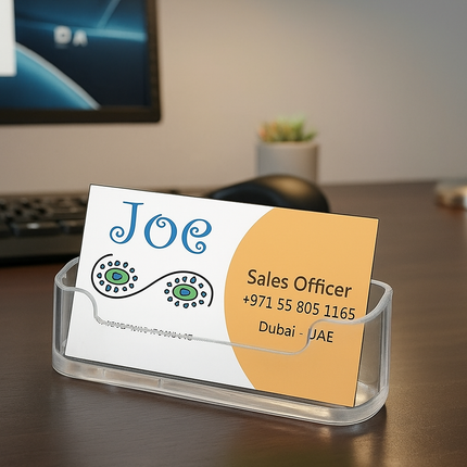 Table Top Name Card Holder Horizontal 9.5x4.5cm  (MLD) 70101/ CS 55 CI