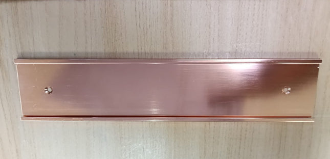 Door name holder Gold - Size 2" x 10" (5cms x 25cms)