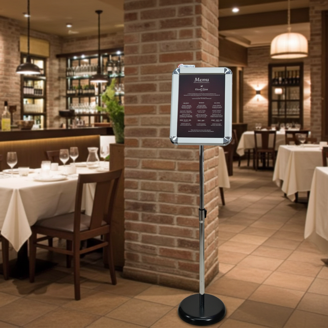 Infoboard A4 Size with Black Base