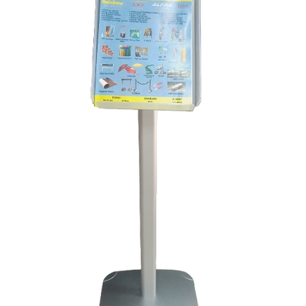 Info Board Stand with A4 size Acrylic pocket - Sign and Display UAE