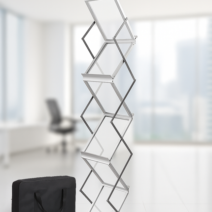 Brochure Holder Zig Zag Size A4 Canvas case