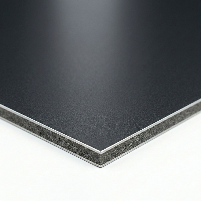 ACP SHEET 3MM - DARK GREY / SILVER - PE862 (CA344)

