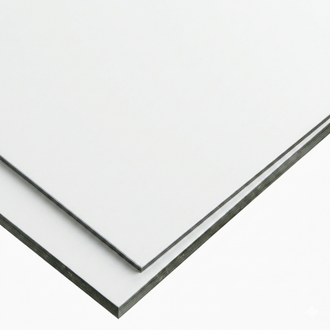 ACP Sheet 4MM White Economic