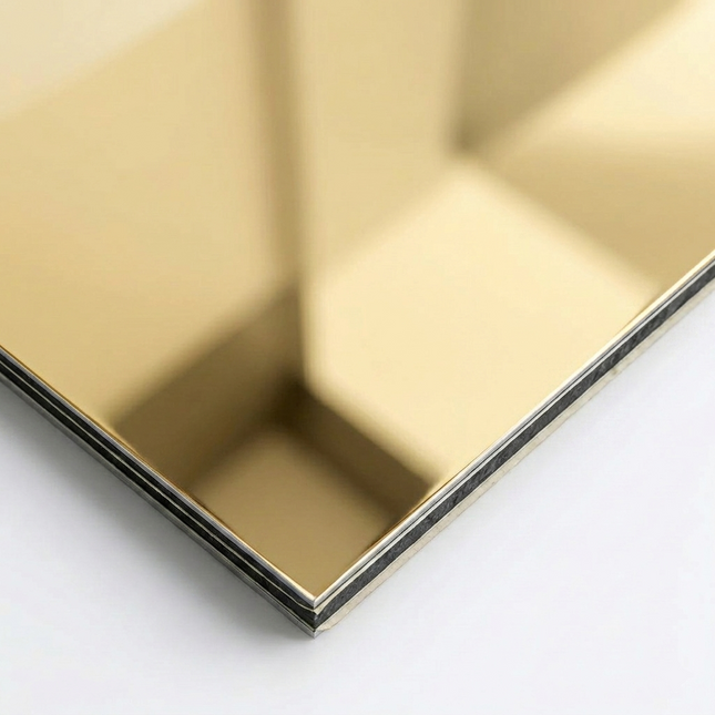 ACP Sheet 3MM Gold Mirror PE816 CA96