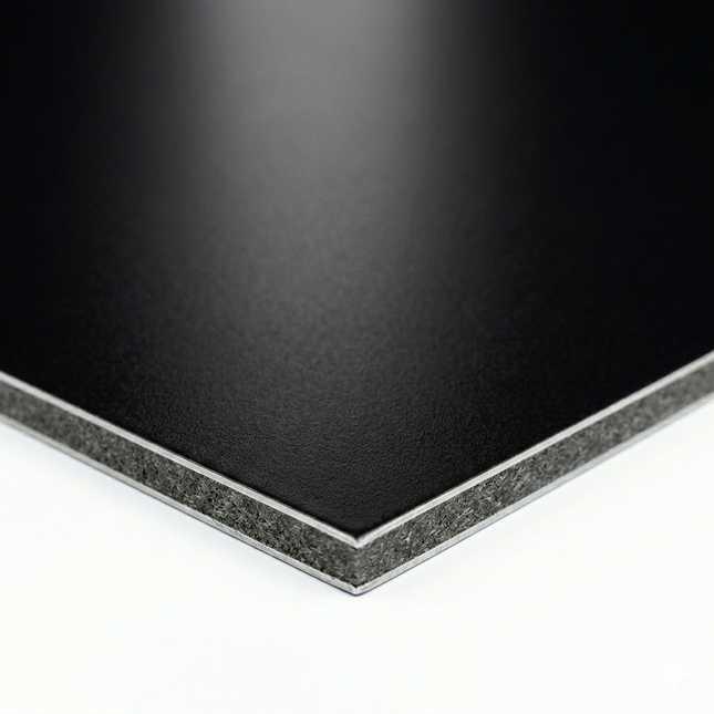 ACP Sheet 4MM Black PE840 CA309