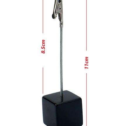 Buffet Holder (black base)- 2.5x2.5x2.5x11.7 cm - Sign and Display UAE