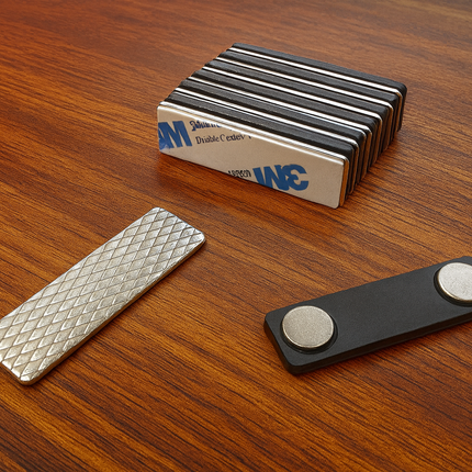 Badge Magnet - Black (45mmx13mm)