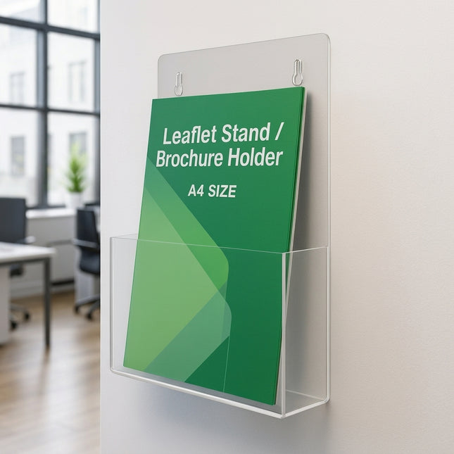 Brochure Holder - A4 (Wall Mounted) SDAD