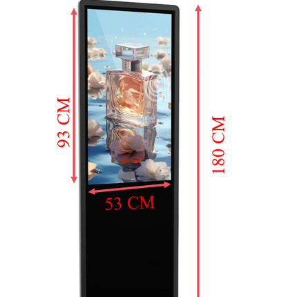 Double side Digital Signage Floor Stand 43 inch  - Electronic Display Stand