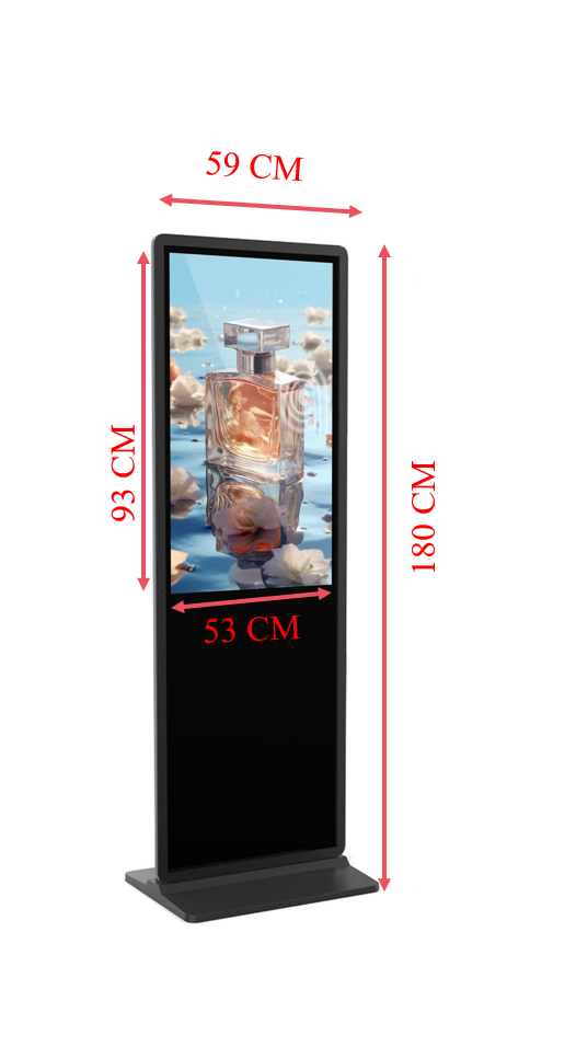 Double side Automatic Electronic Display Stand, 43"