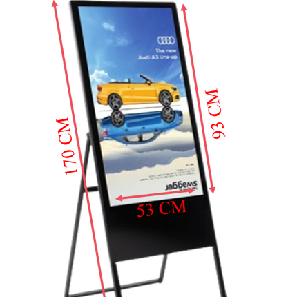 43 Inch LED Display Standee