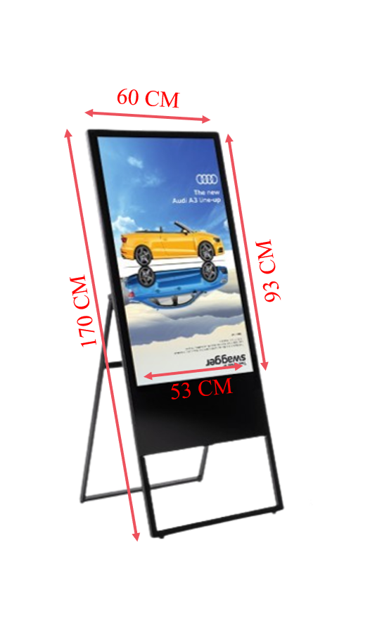43 Inch LED Display Standee