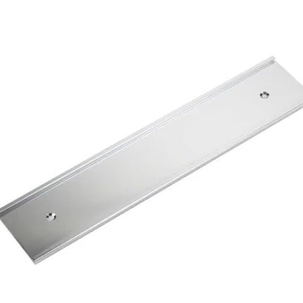 Door name holder Chrome - Size 2" x 8" (5cms x 20cms) - Sign and Display UAE