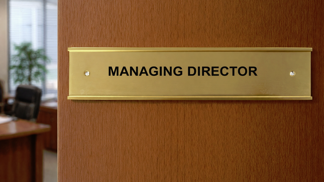 Door name holder Gold - Size 2" x 12" ( 5 cm x 30 cm )