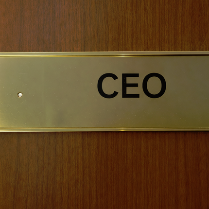 Door name holder Gold - Size 4" x 10" (10cms x 25cms)