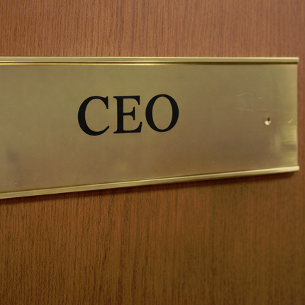 Door name holder Gold - Size 4" x 12" (10cms x 30cms)