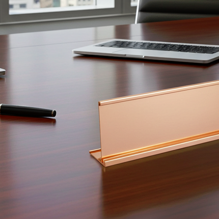 Table Name Holder - Gold - Size 2" x 8" (5cms x 20cms)