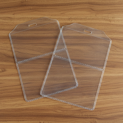 Soft Pouch (G) (Vertical with 2 Pouches) - Size 11x 16.4cms / Paper size 10x7.5 & 10x6.3 cms