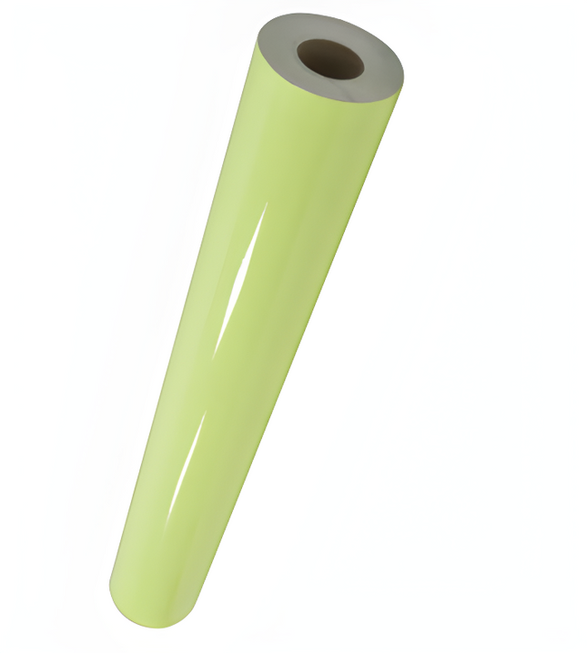 Glow in the Dark ( Photoluminescent ) DEEP GREEN  Printable 1.24 x 45.7M