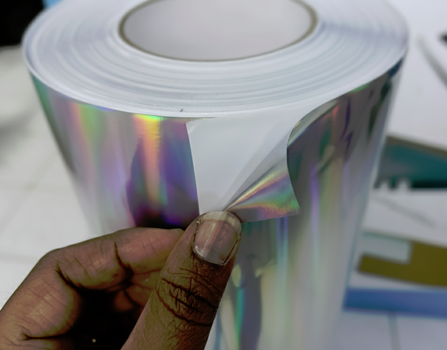 Holographic Vinyl 1.27 x 50 mtr