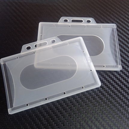 Milky Clear Hard Pouch (I-H) Horizontal - Paper size 5.5x8.5cm ( I-SD I-H) - Sign and Display UAE