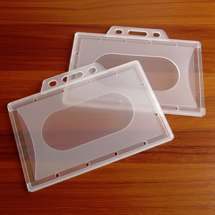 Milky Clear Hard Pouch (I-H) Horizontal - Paper size 5.5x8.5cm ( I-SD  I-H)