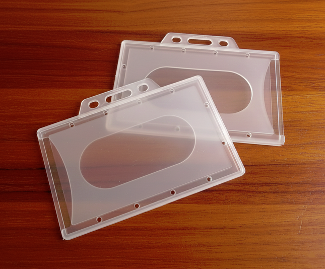 Milky Clear Hard Pouch (I-H) Horizontal - Paper size 5.5x8.5cm ( I-SD  I-H)