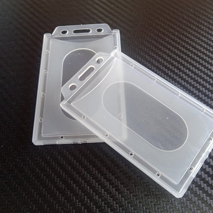 Hard Pouch (J1) Horizontal frost/clear - Paper Size 9 x 5.5cm - Sign and Display UAE