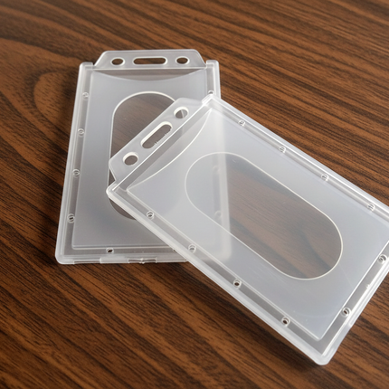 Milky Clear Hard Pouch (I-V) Vertical - Paper size 5.5x8.5cm ( I-SD  I-V)