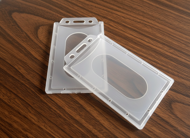 Milky Clear Hard Pouch (I-V) Vertical - Paper size 5.5x8.5cm ( I-SD  I-V)