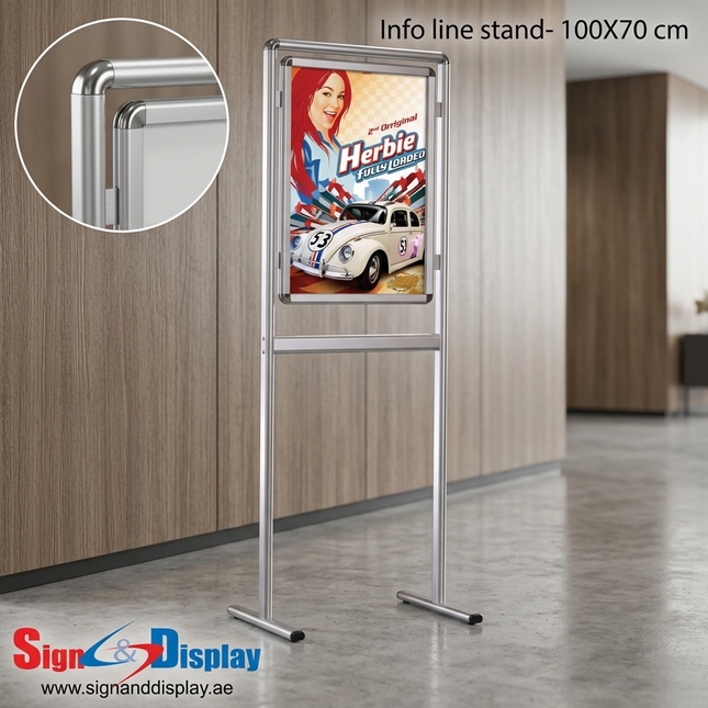 Info line stand/ Info Board- 100x70cm