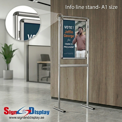 Info line stand/ Info Board- A1 size