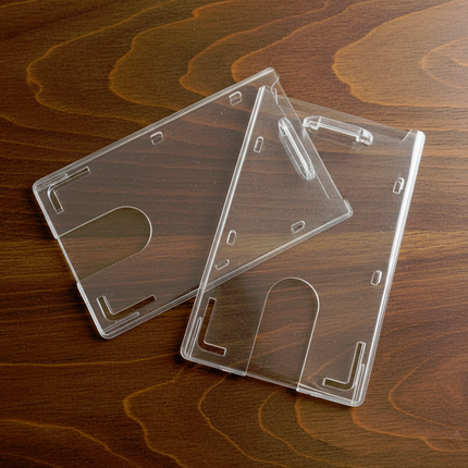 Hard Pouch (J2) Vertical Clear - Paper size 5.5 x 9 cm