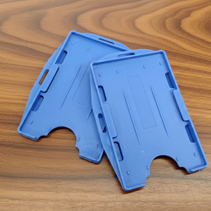 Hard Pouch (K1) - Double slot Blue - Paper size 5.3x8.5cm